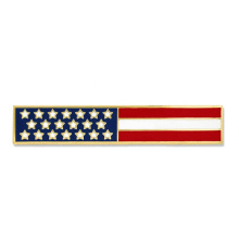 Insignia al por mayor de la solapa de la solapa de la bandera estadounidense de metal al por mayor